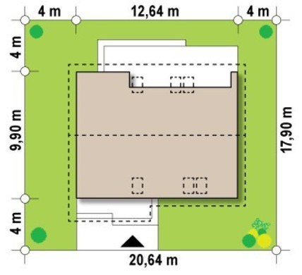 Galería de visualizaciones - Proyecto de casa con ático y habitaciones de invitados en la planta baja