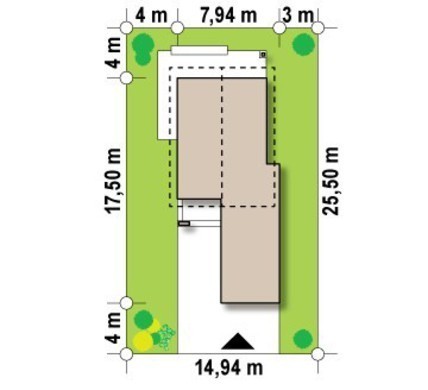 Galería de visualizaciones - Proyecto de una casa de campo de dos plantas con garaje