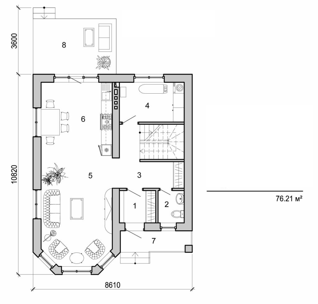 Galería de visualizaciones - Casa de dos plantas