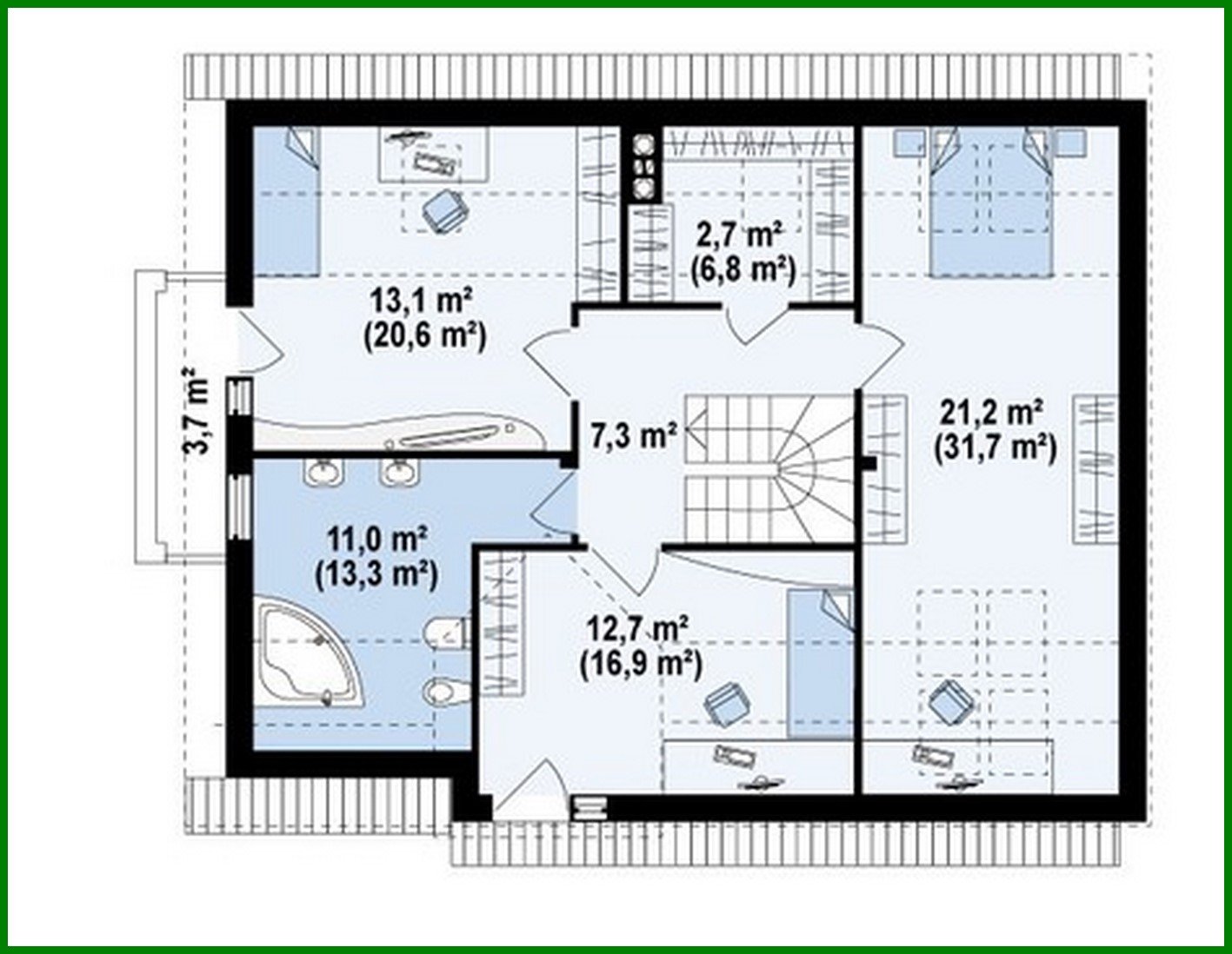 Galería de visualizaciones - Proyecto de una casa moderna y acogedora