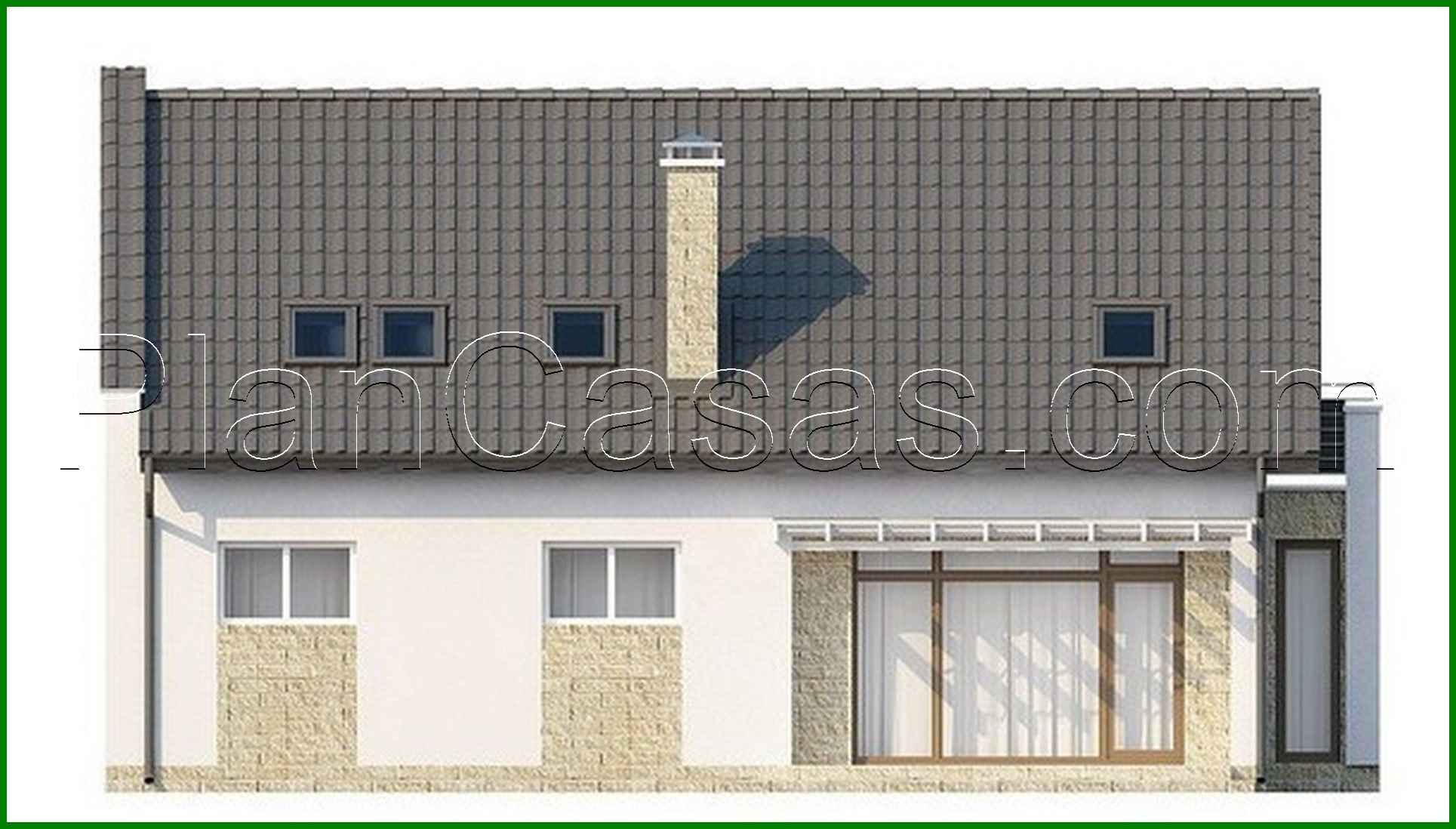 Galería de visualizaciones - Proyecto de una casa moderna y acogedora