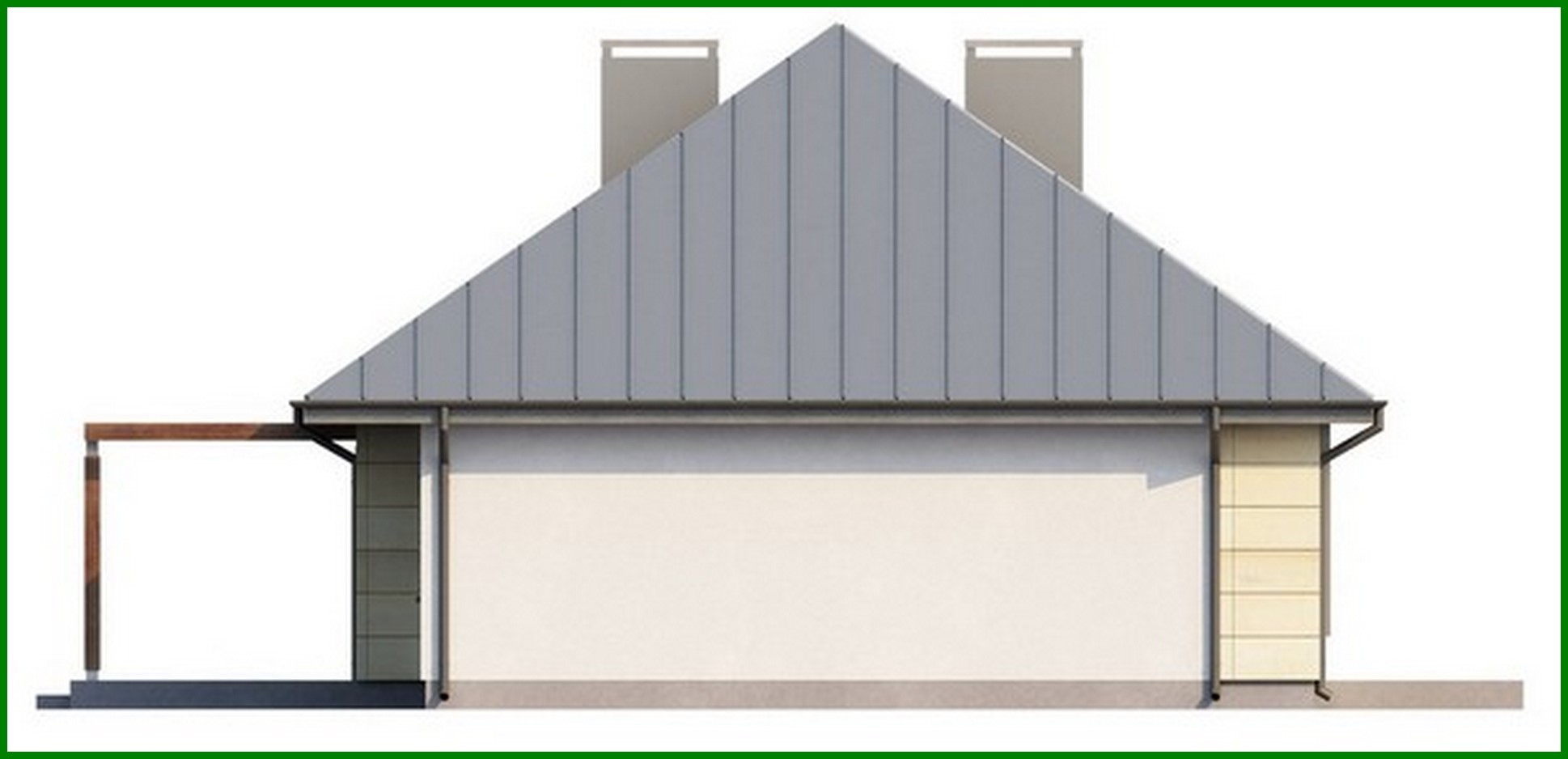 Galería de visualizaciones - Proyecto de una casa de campo de una planta con ático