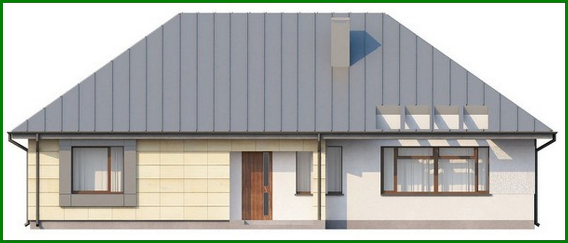 Galería de visualizaciones - Proyecto de una casa de campo de una planta con ático