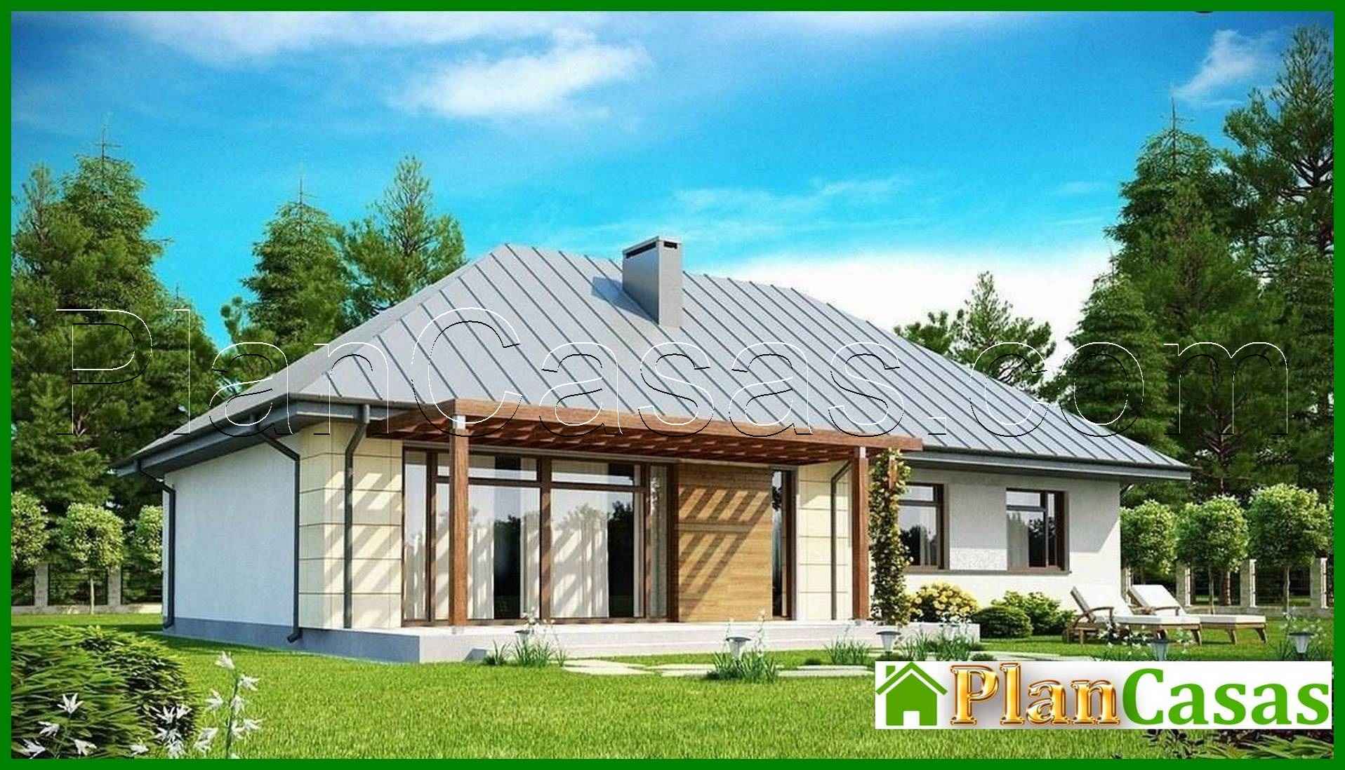 Galería de visualizaciones - Proyecto de una casa de campo de una planta con ático