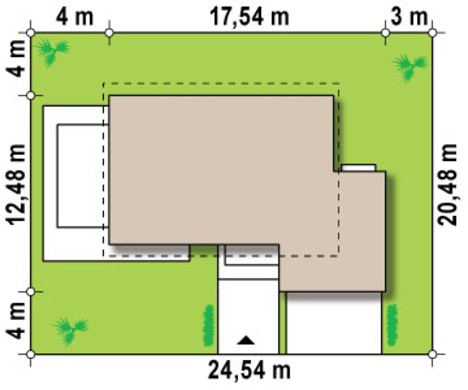 Galería de visualizaciones - Proyecto de casa con ático, salón y garaje doble