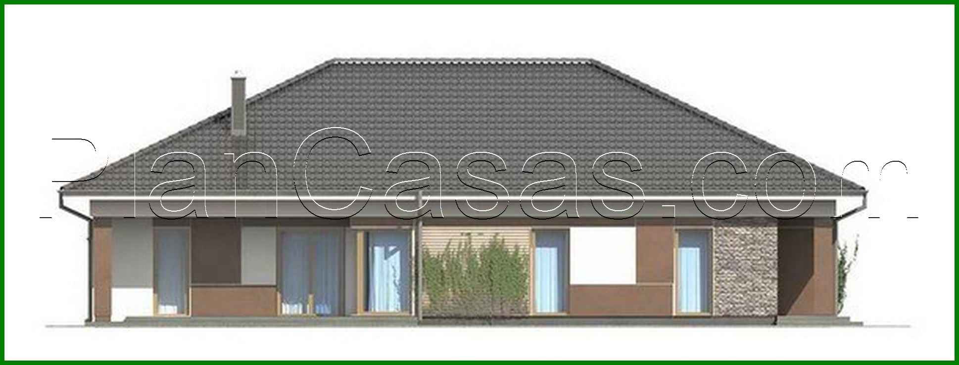 Visualization gallery - Four-bedroom cottage project