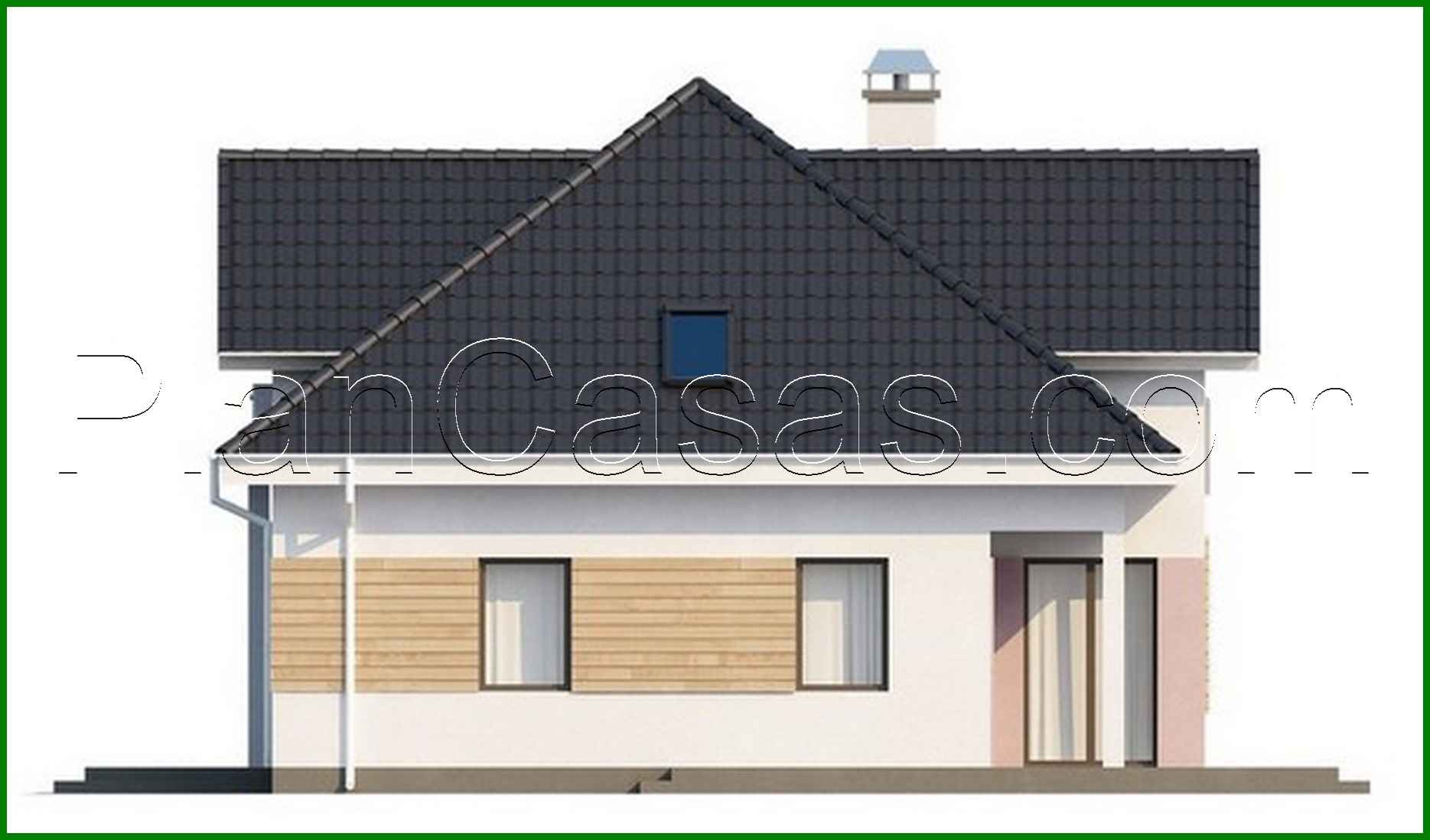 Galería de visualizaciones - Proyecto de una casa elegante con garaje para dos coches