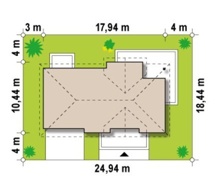 Galería de visualizaciones - Proyecto de una casa elegante con garaje para dos coches