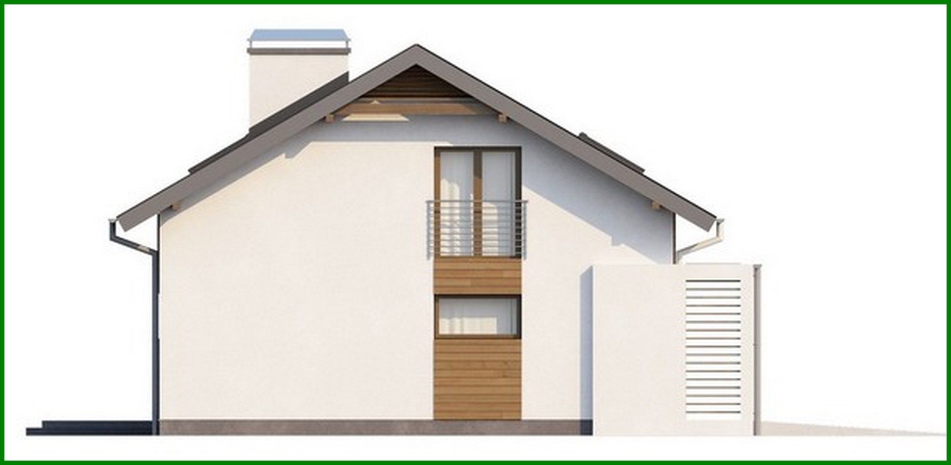 Galería de visualizaciones - Proyecto de una casa de campo con garaje y oficina en la planta baja