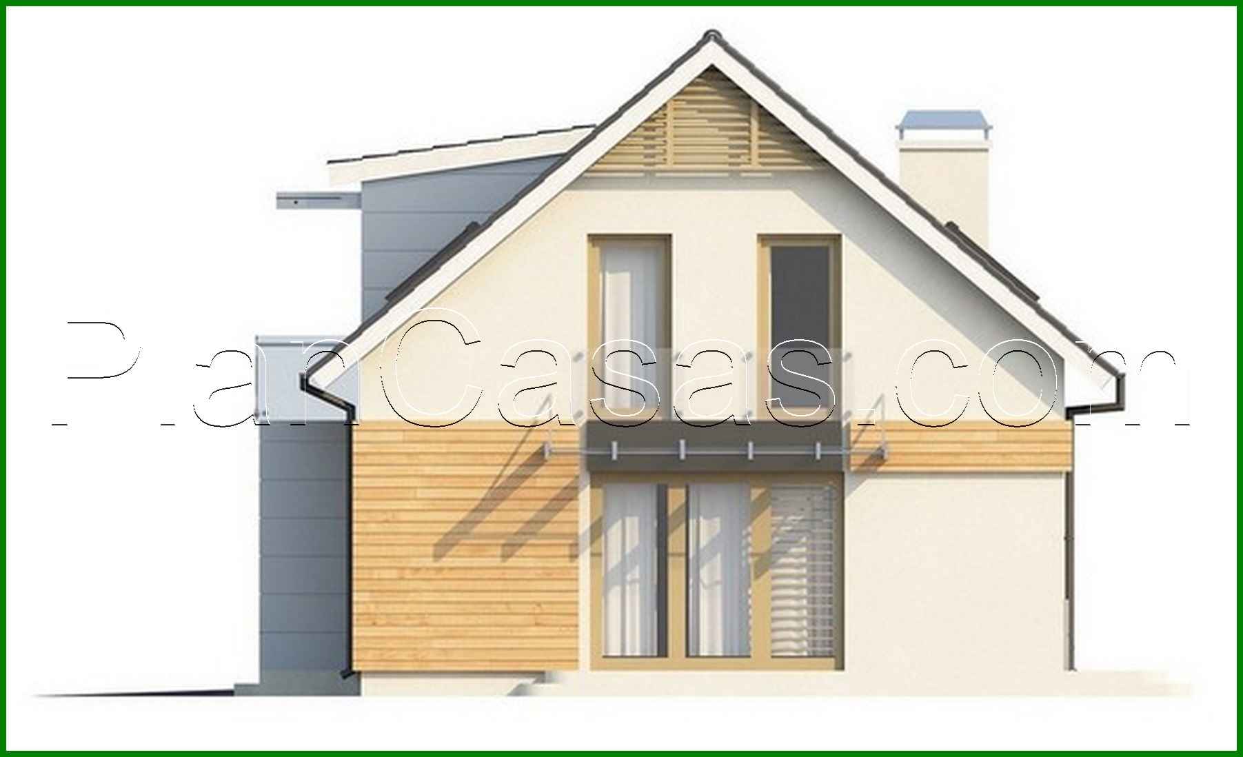 Galería de visualizaciones - Proyecto de una casa de campo con garaje para dos familias