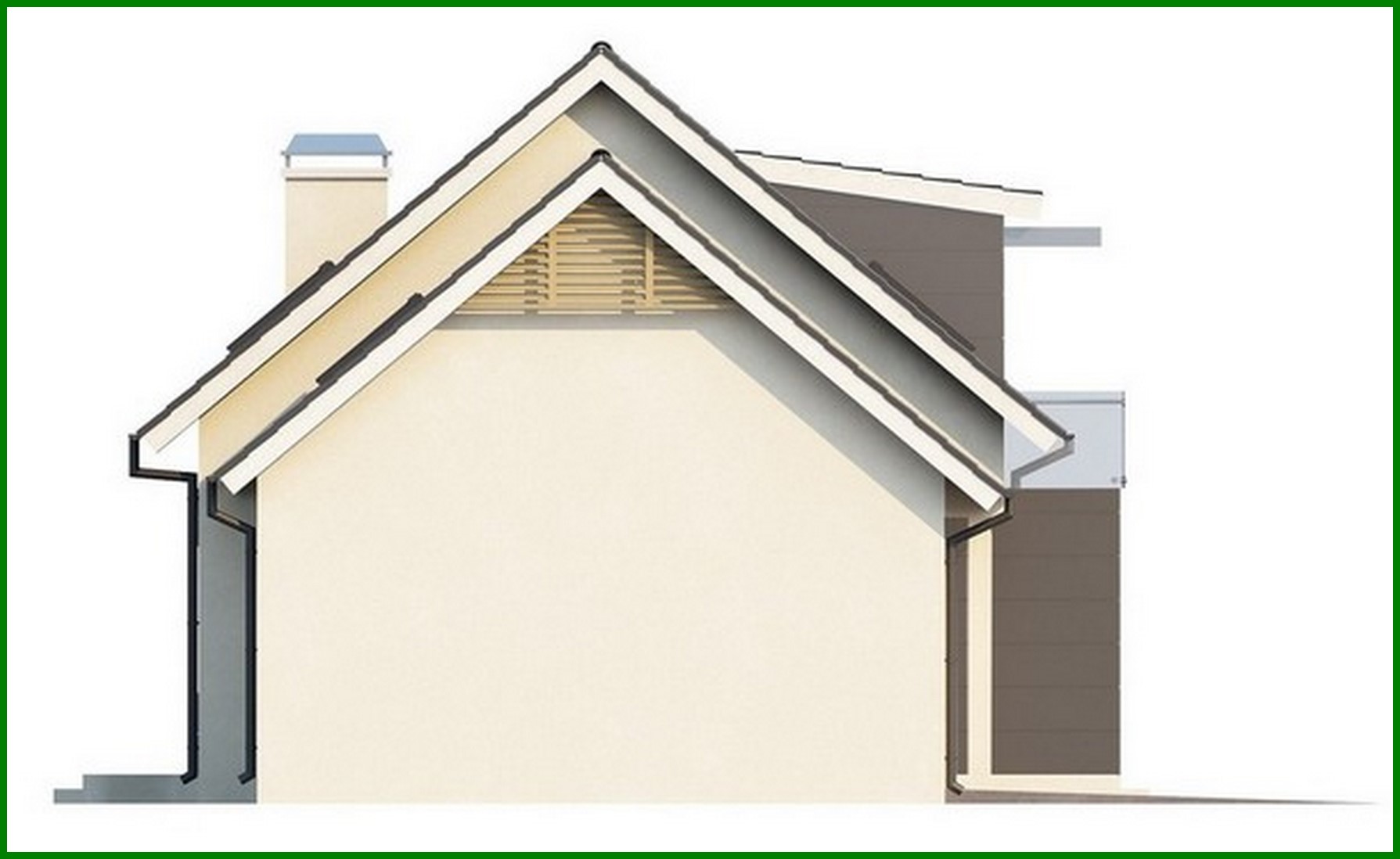 Galería de visualizaciones - Proyecto de una casa de campo con garaje para dos familias