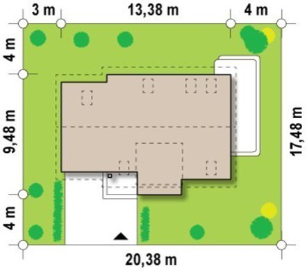 Galería de visualizaciones - Proyecto de una casa de campo con garaje para dos familias