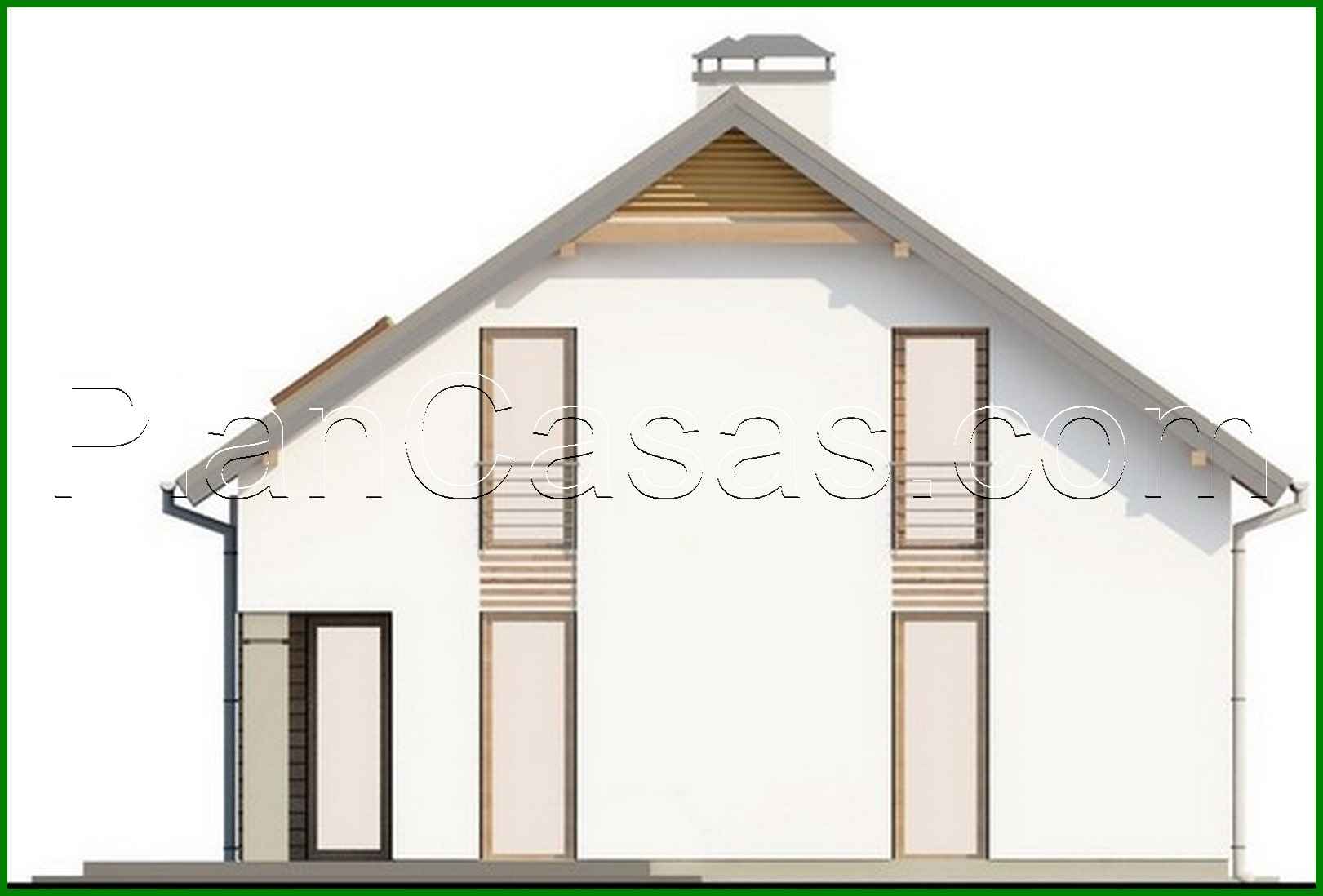 Galería de visualizaciones - Proyecto de casa con una gran terraza sobre el garaje