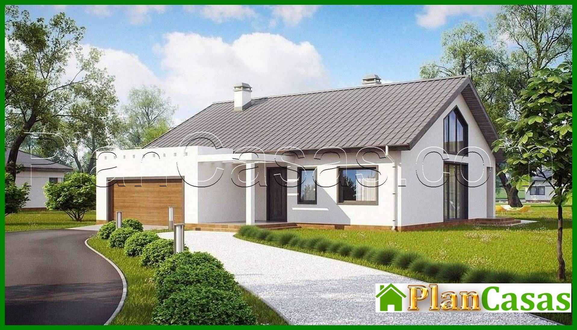 Project of a classic cottage with an attic and a mezzanine above the living room house plan