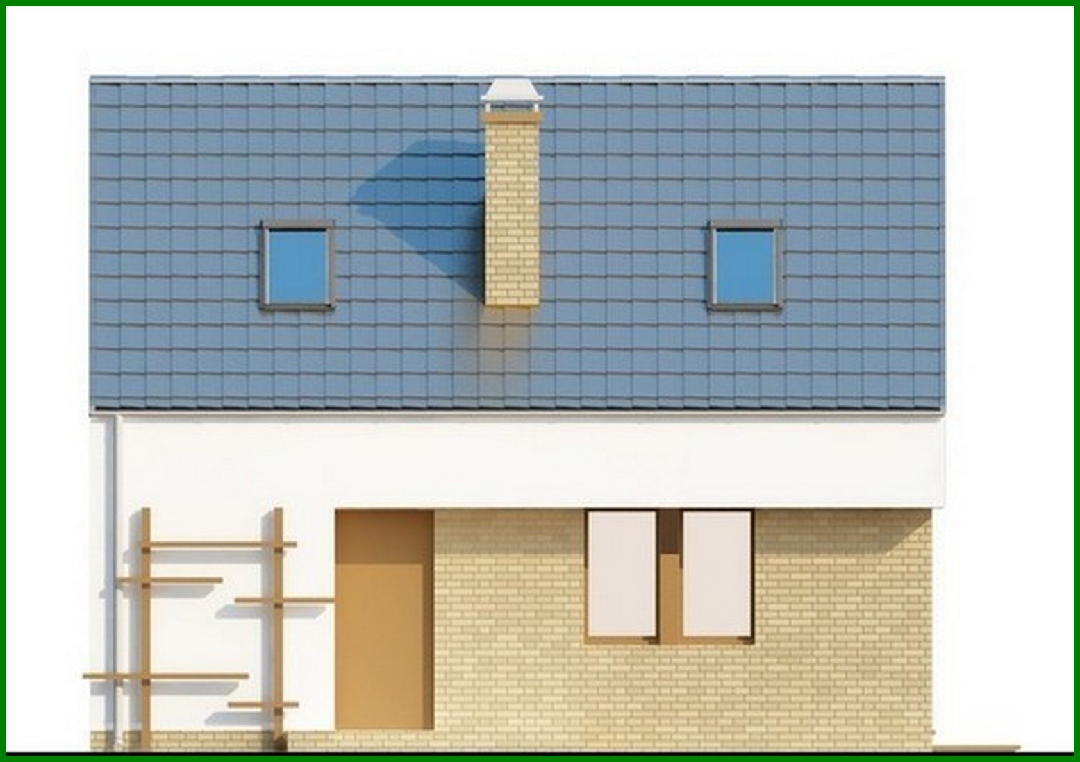 Galería de visualizaciones - Proyecto de una casa de campo pequeña