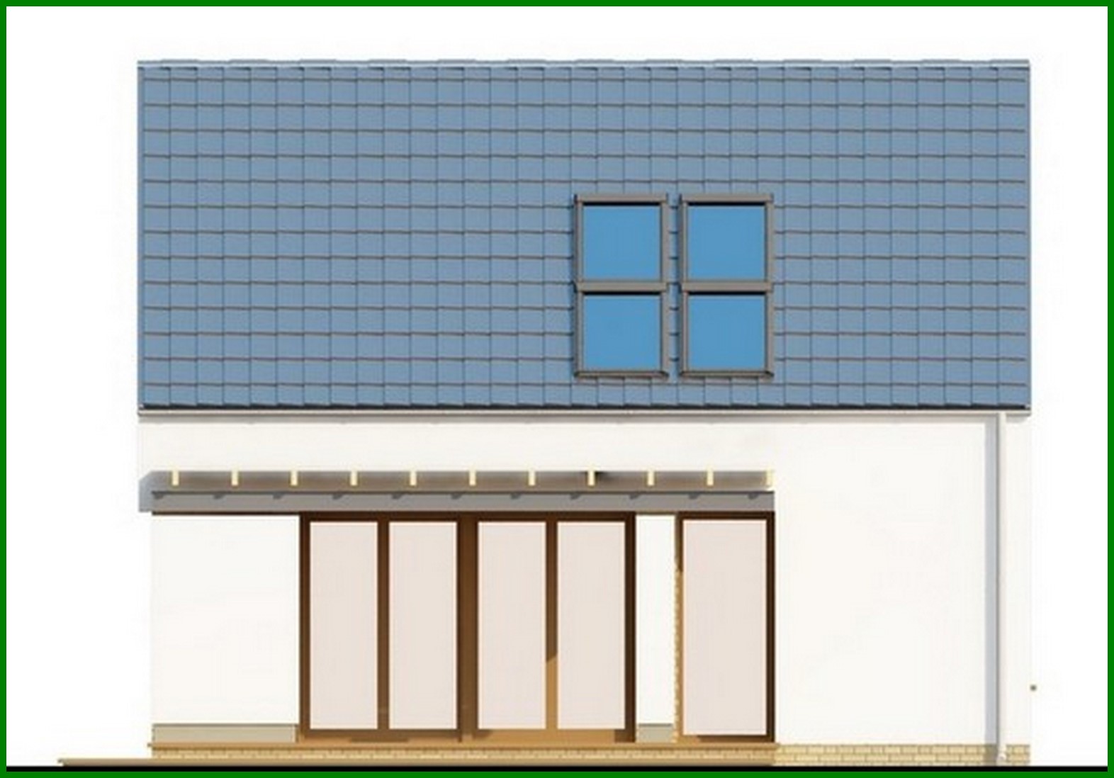 Galería de visualizaciones - Proyecto de una casa de campo pequeña