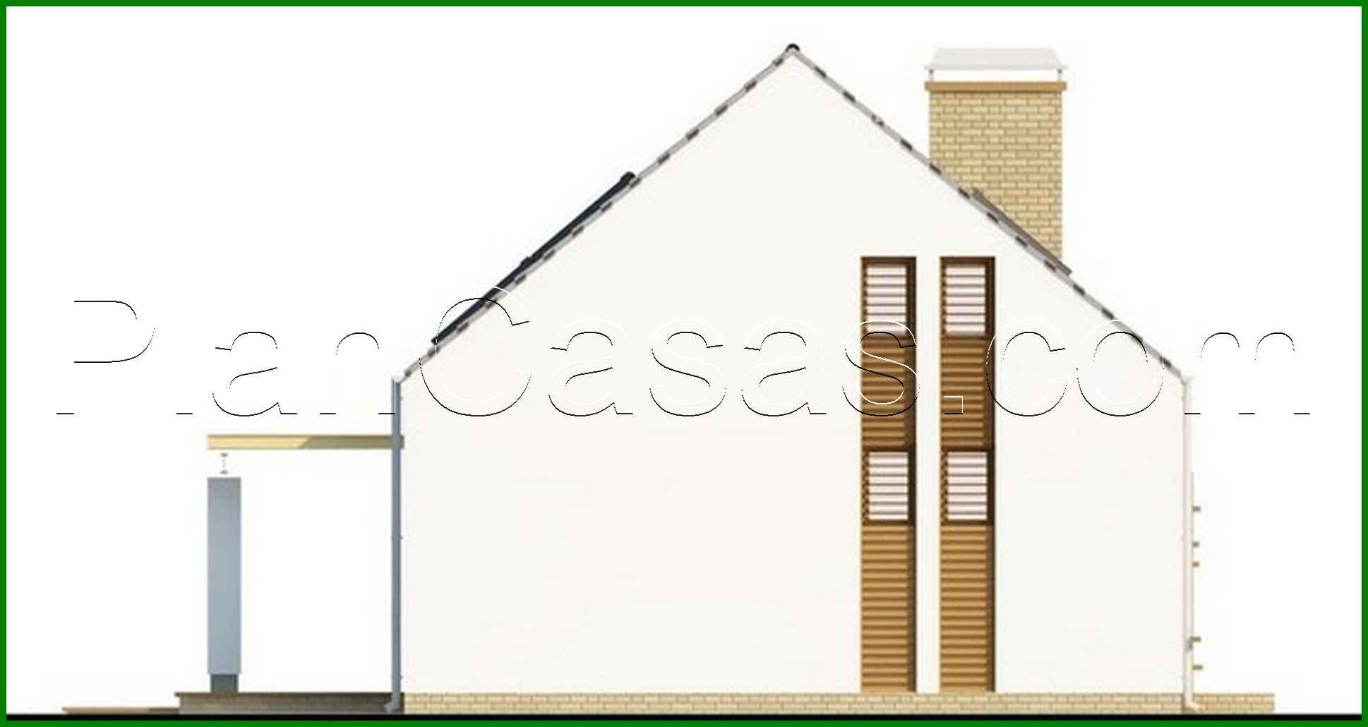 Galería de visualizaciones - Proyecto de una casa de campo pequeña