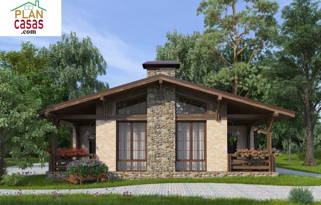 Casa pequeña de una planta