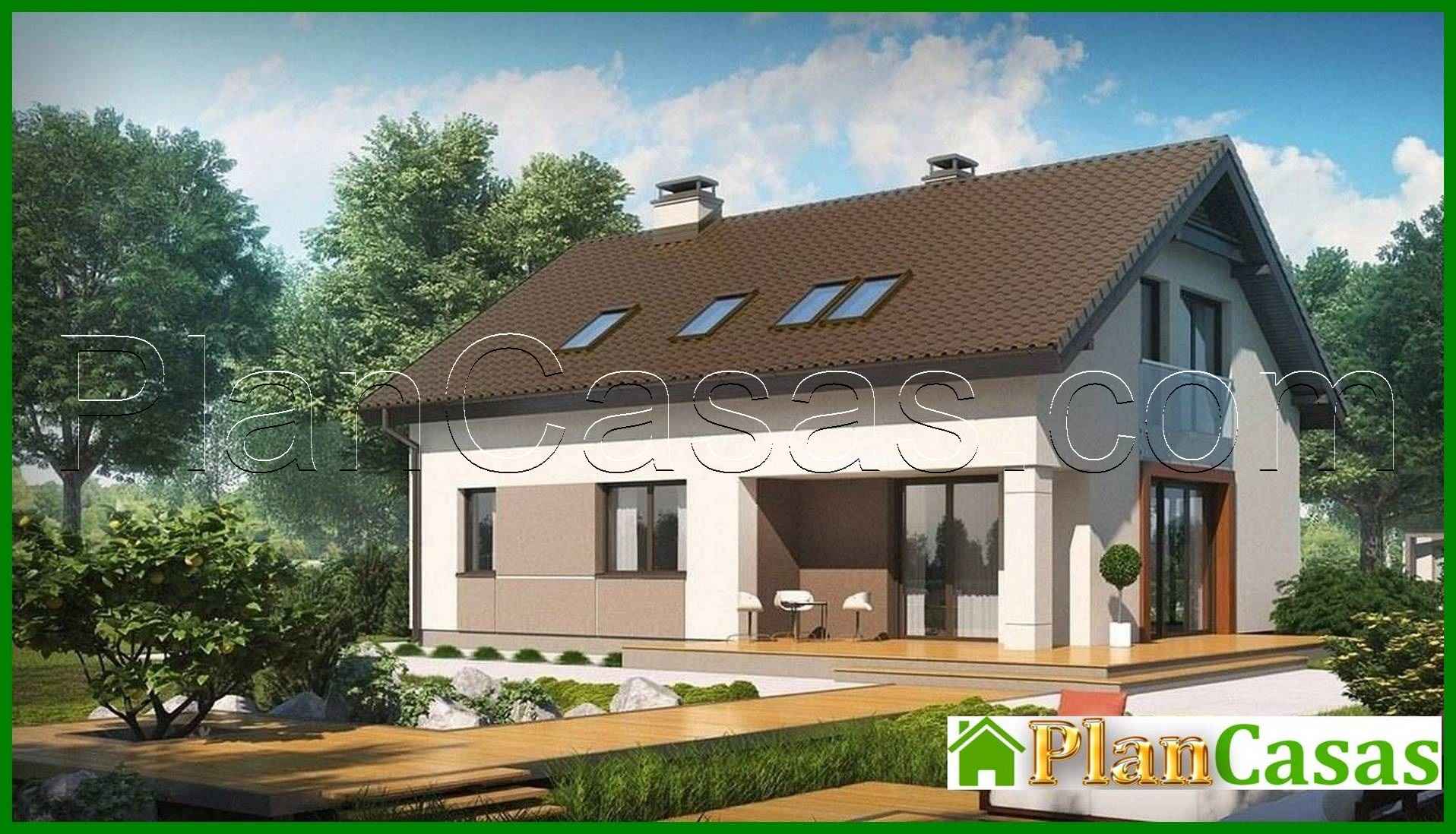 Galería de visualizaciones - Proyecto de una casa pequeña y económica con ático