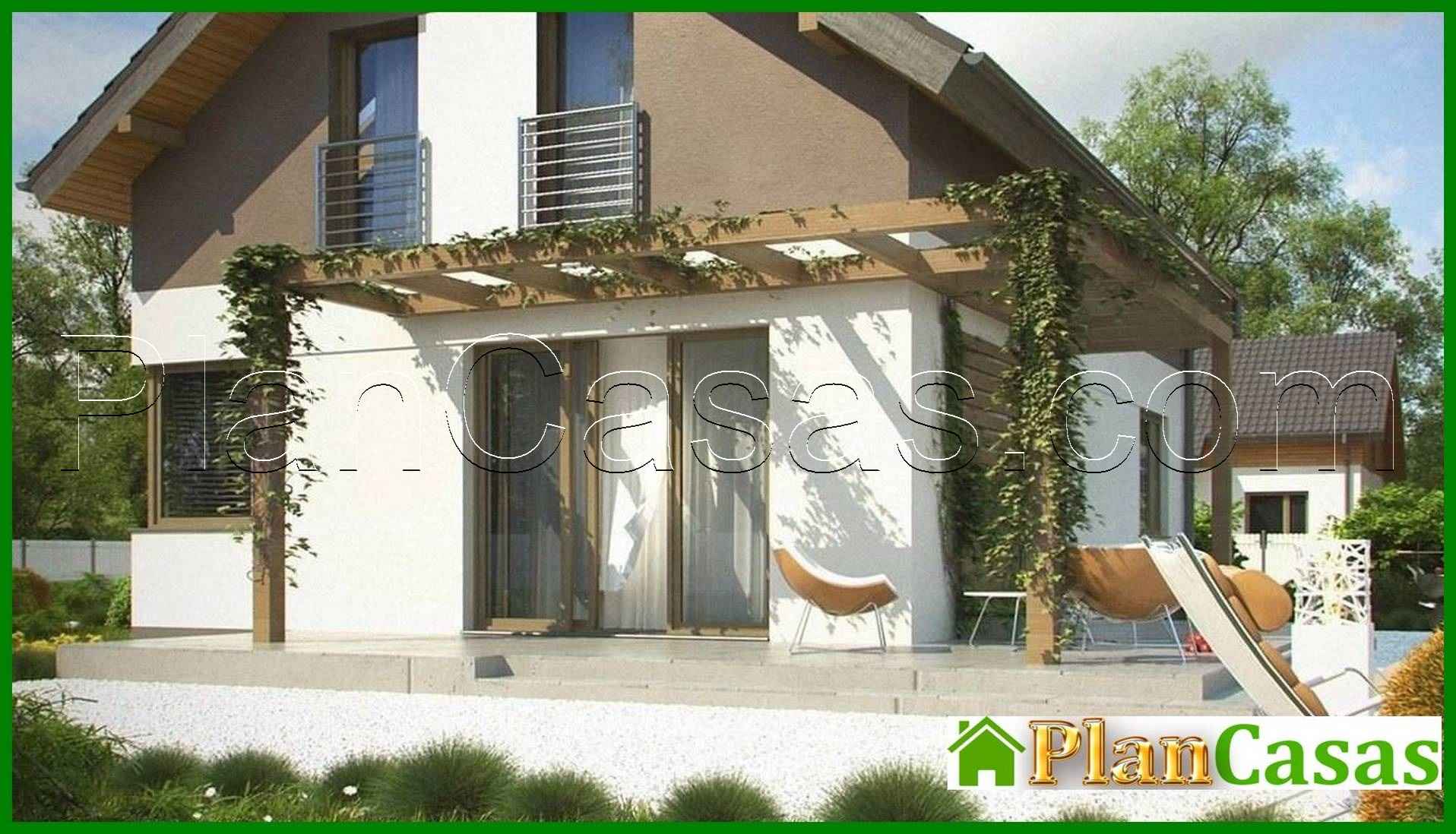 Visualization gallery - The project of a small country house with a corner window in the kitchen