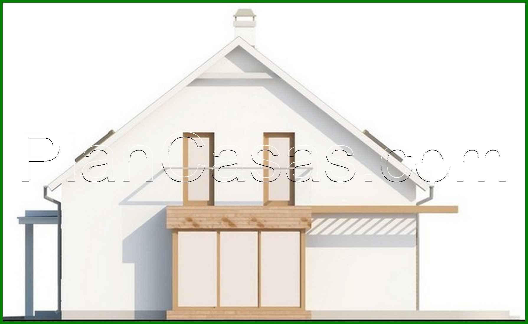 Galería de visualizaciones - Proyecto de casa con ático, mirador acristalado y garaje