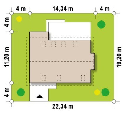 Visualization gallery - House project with an attic, a large technical room and an office