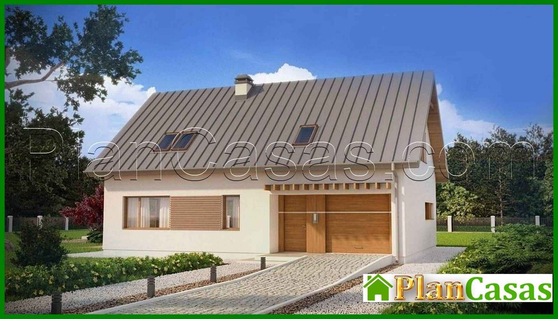 Proyecto de casa clásica con garaje y dormitorio adicional