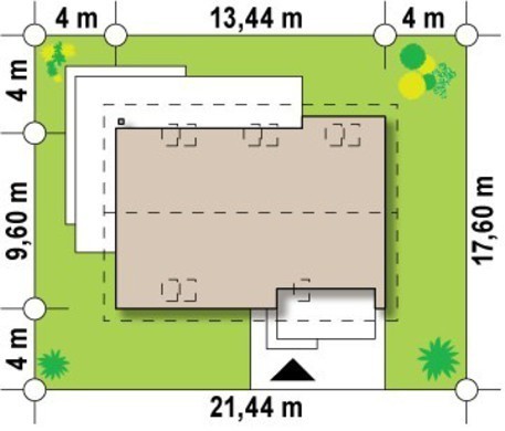 Galería de visualizaciones - Proyecto de casa clásica con garaje y dormitorio adicional