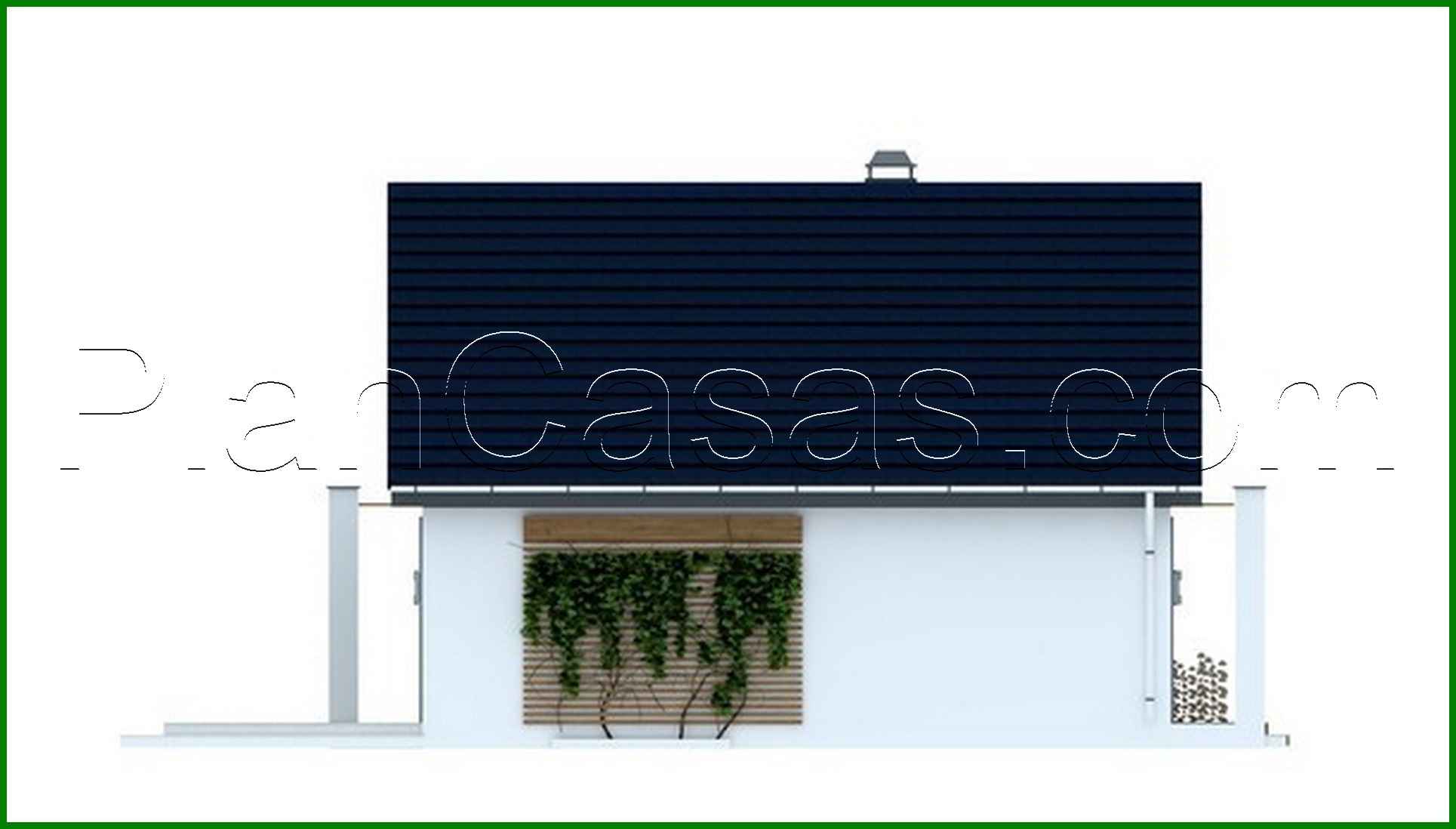 Visualization gallery - Single-storey house project with an additional frontal terrace