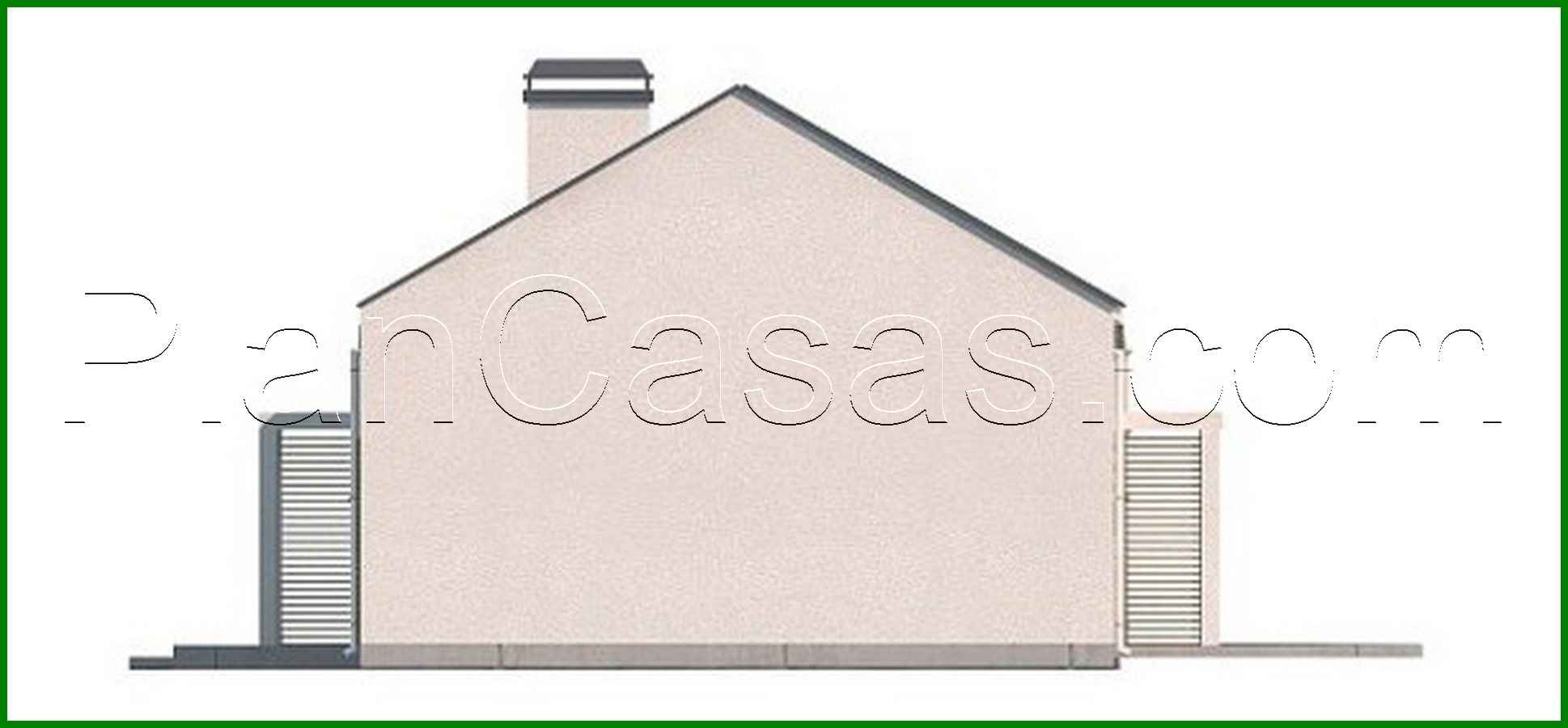 Visualization gallery - Project of a small modern one-story house