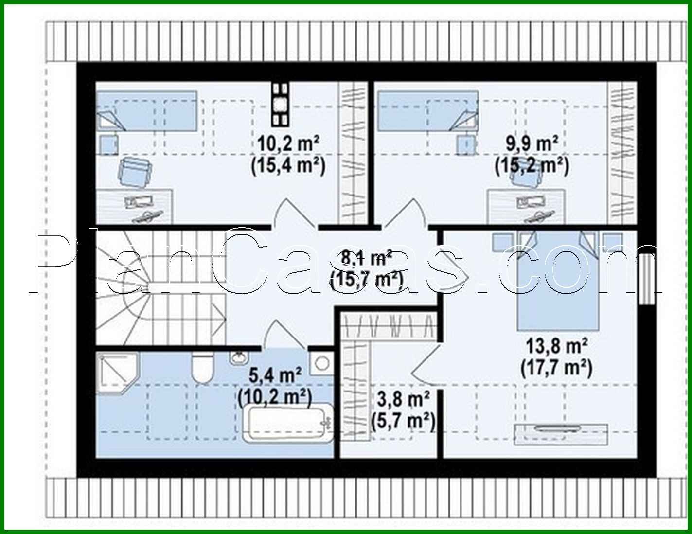 Galería de visualizaciones - Proyecto de una casa de bajo consumo con ático