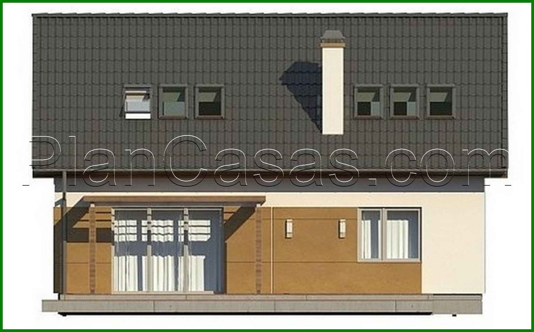 Galería de visualizaciones - Proyecto de una casa de bajo consumo con ático