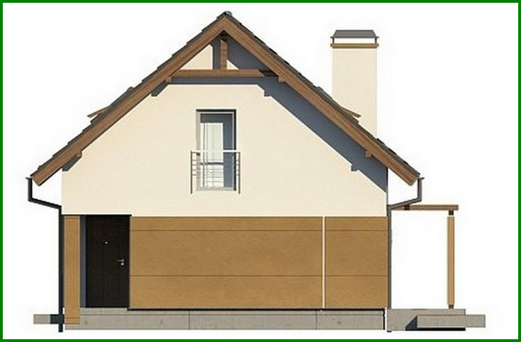 Galería de visualizaciones - Proyecto de una casa de bajo consumo con ático