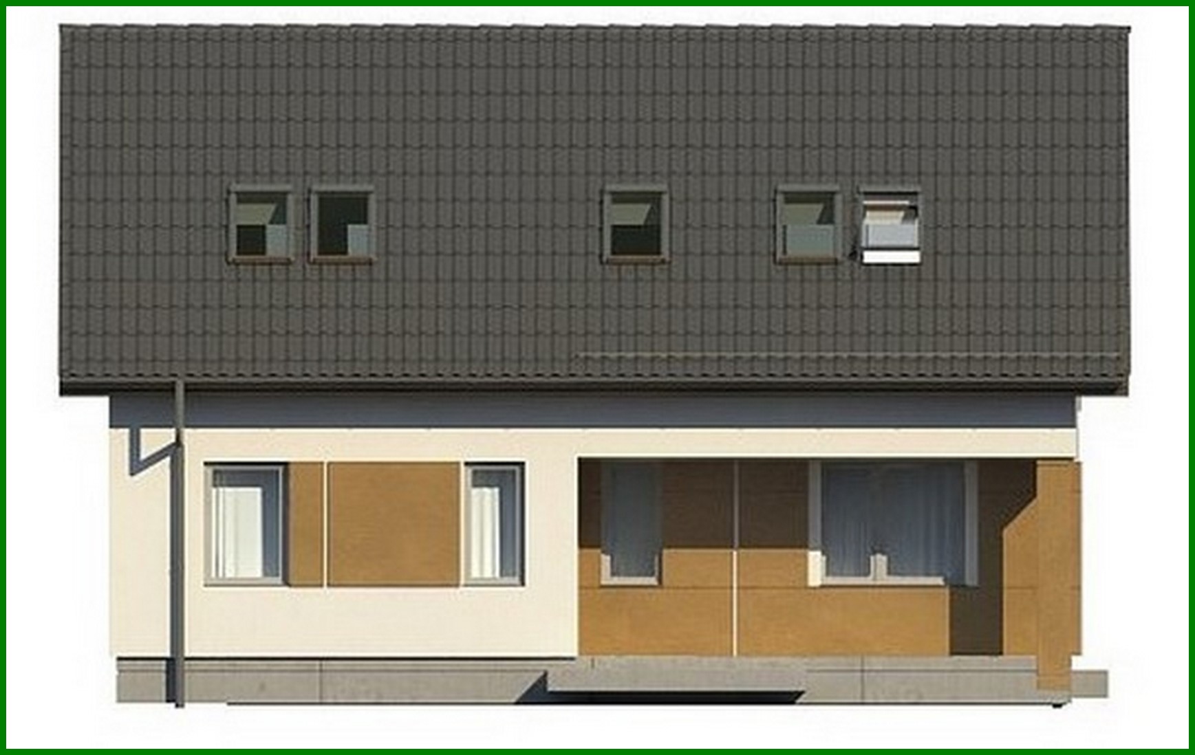 Galería de visualizaciones - Proyecto de una casa de bajo consumo con ático