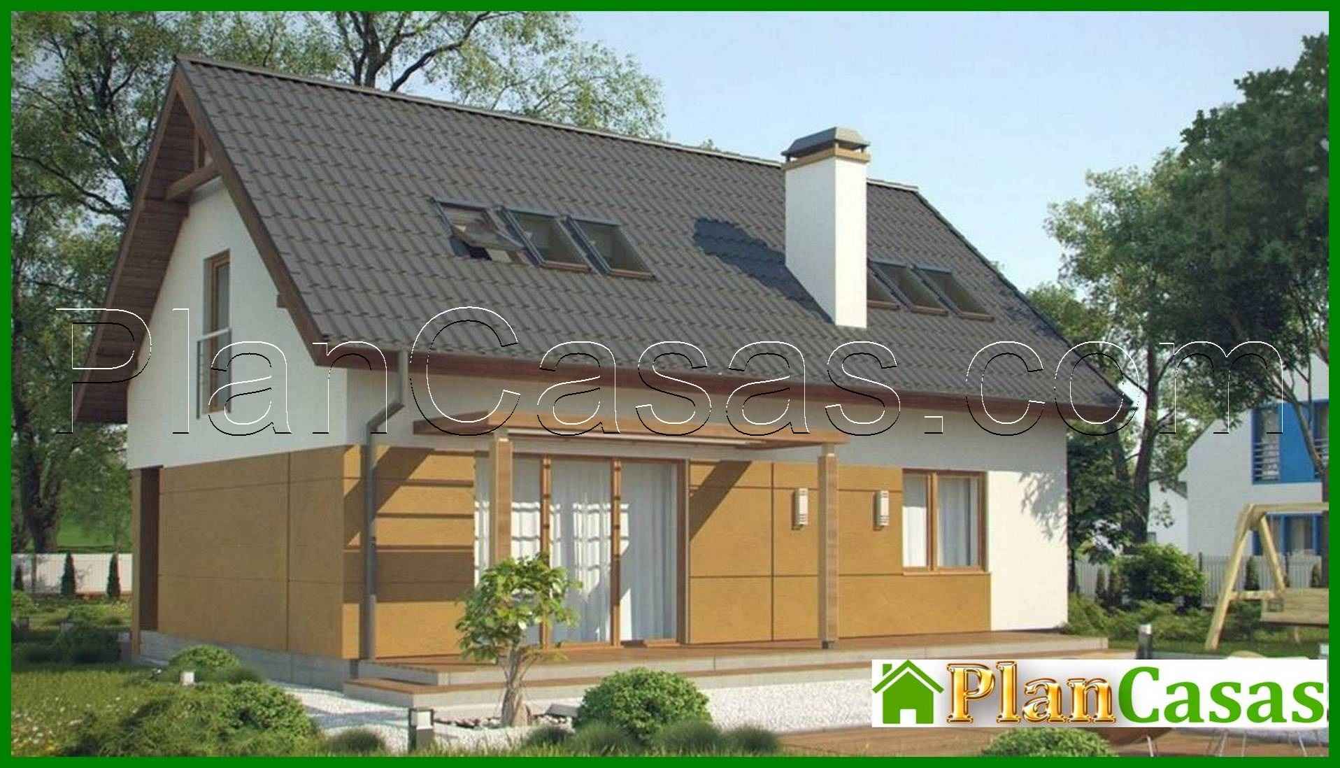 Galería de visualizaciones - Proyecto de una casa de bajo consumo con ático