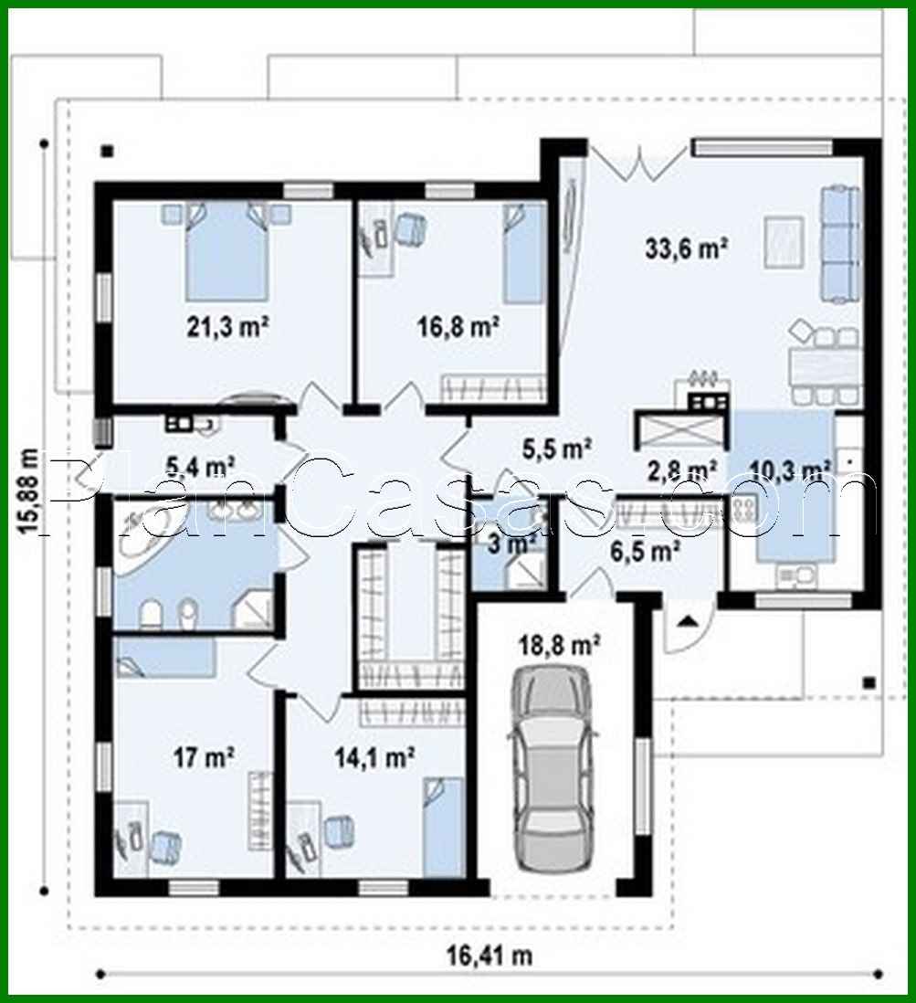Galería de visualizaciones - Proyecto de una casa de una planta con garaje para un coche