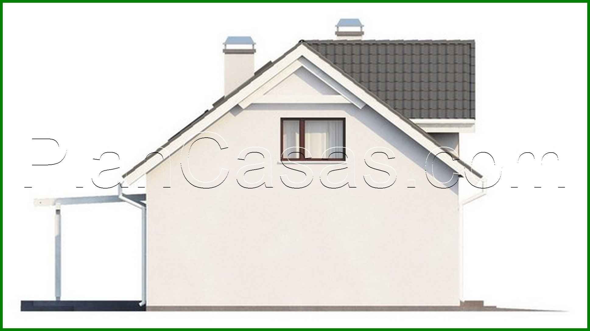 Galería de visualizaciones - Proyecto de casa de campo con garaje integrado y ático