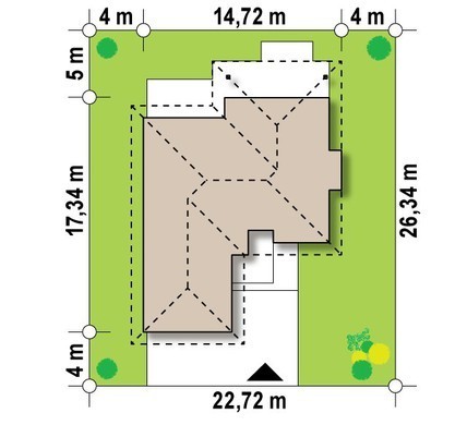 Galería de visualizaciones - Proyecto de una casa de una planta, elegante y práctica