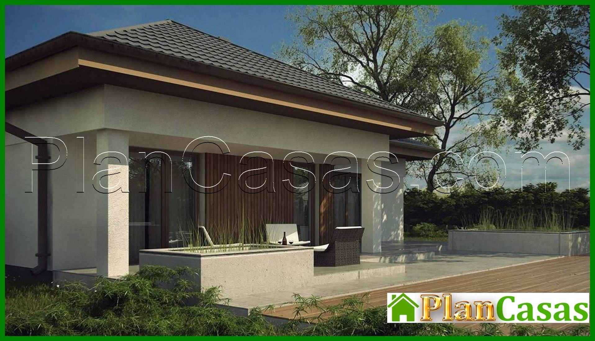 Galería de visualizaciones - Proyecto de una casa de una planta, elegante y práctica