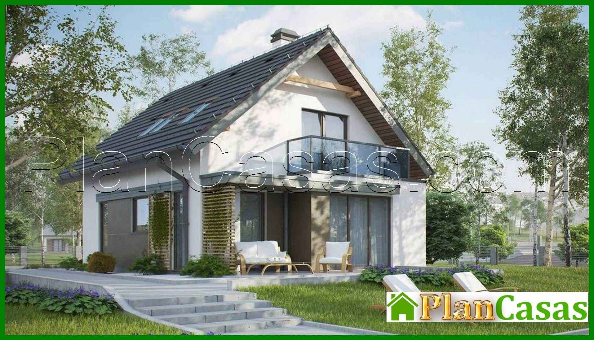 Galería de visualizaciones - Proyecto de una casa estrecha con ático en estilo tradicional