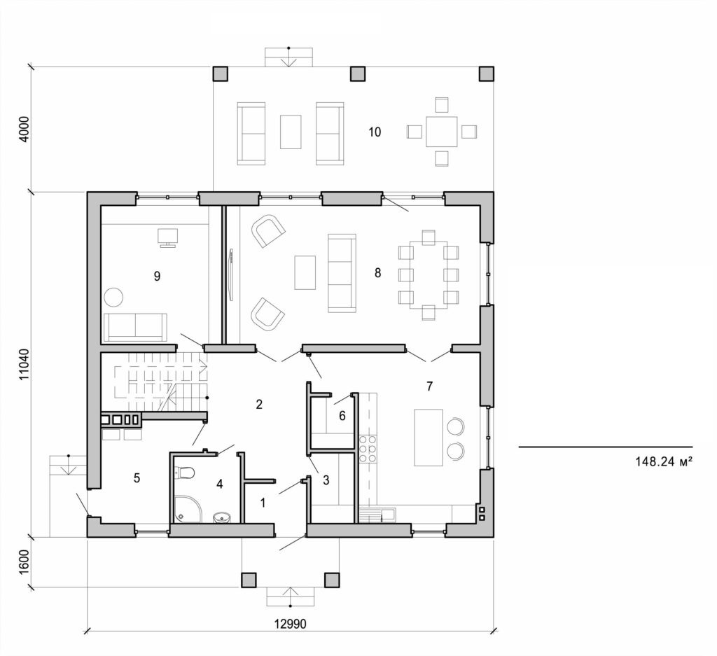 Galería de visualizaciones - Casa de dos plantas