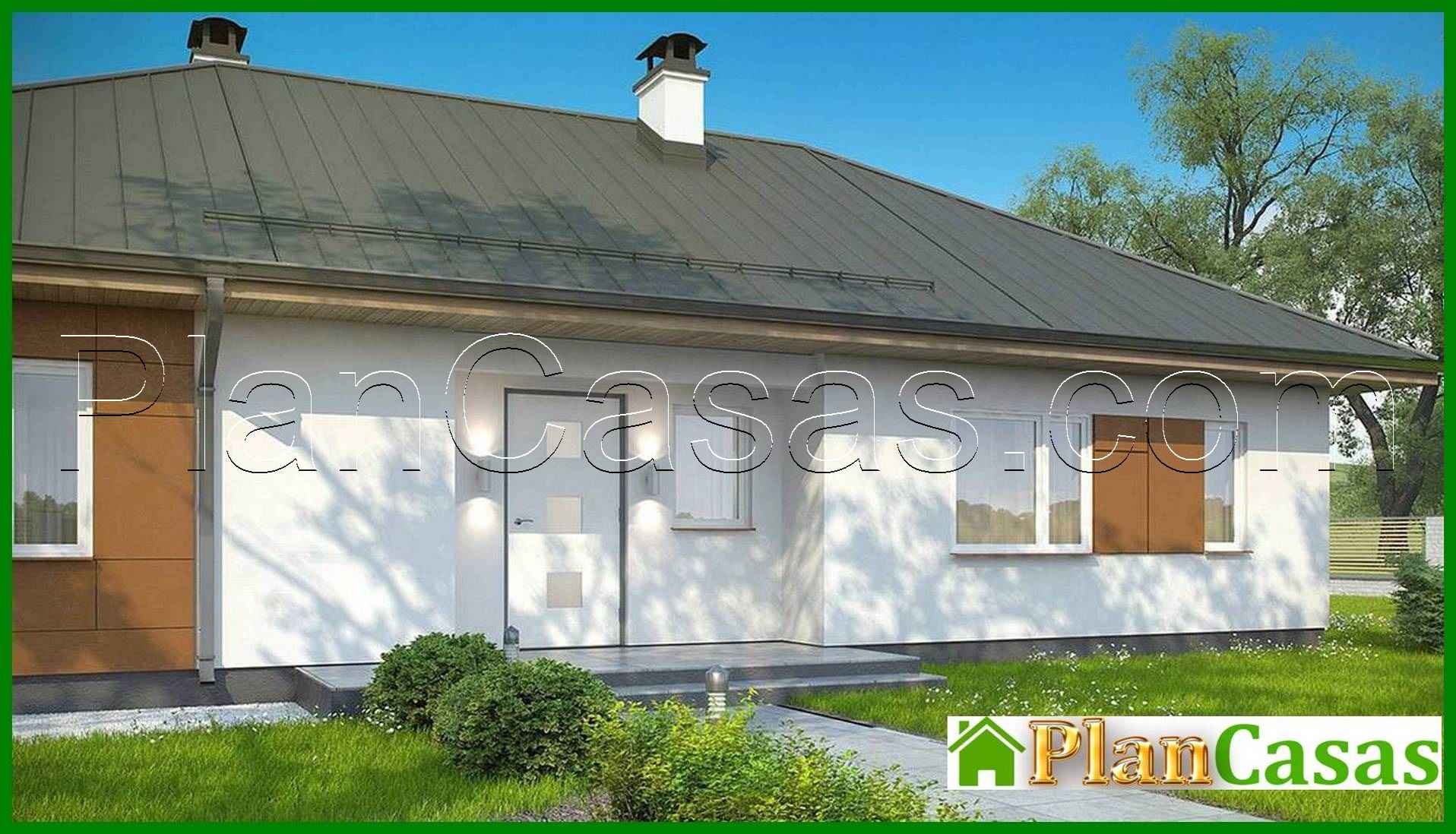 Galería de visualizaciones - Proyecto de una casa clásica de una planta