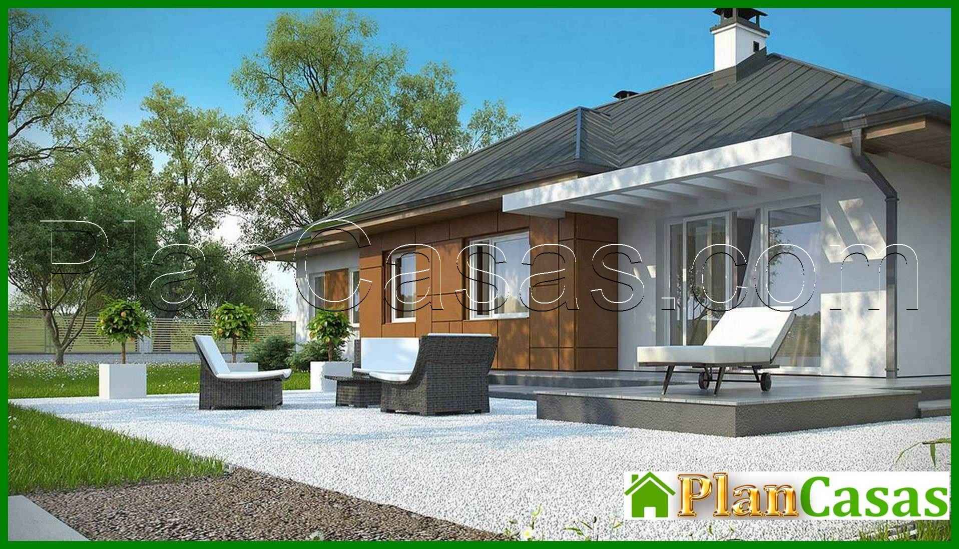 Galería de visualizaciones - Proyecto de una casa clásica de una planta