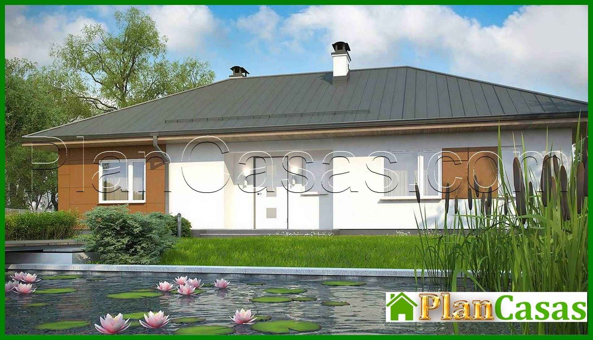 Galería de visualizaciones - Proyecto de una casa clásica de una planta