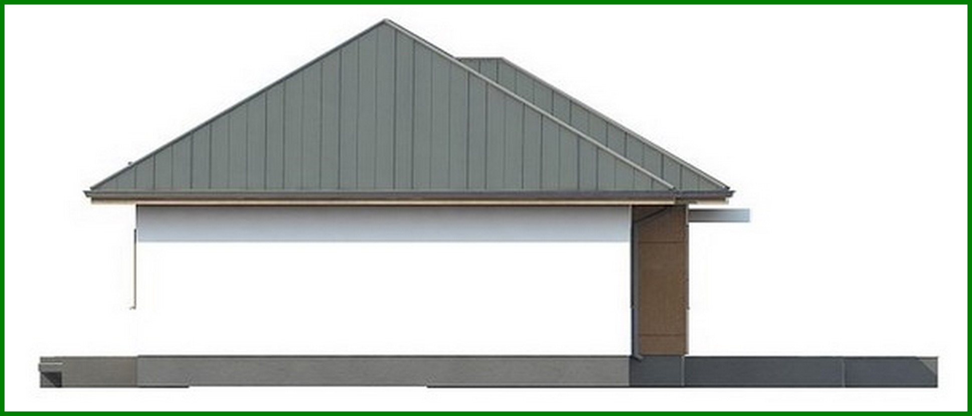 Galería de visualizaciones - Proyecto de una casa clásica de una planta