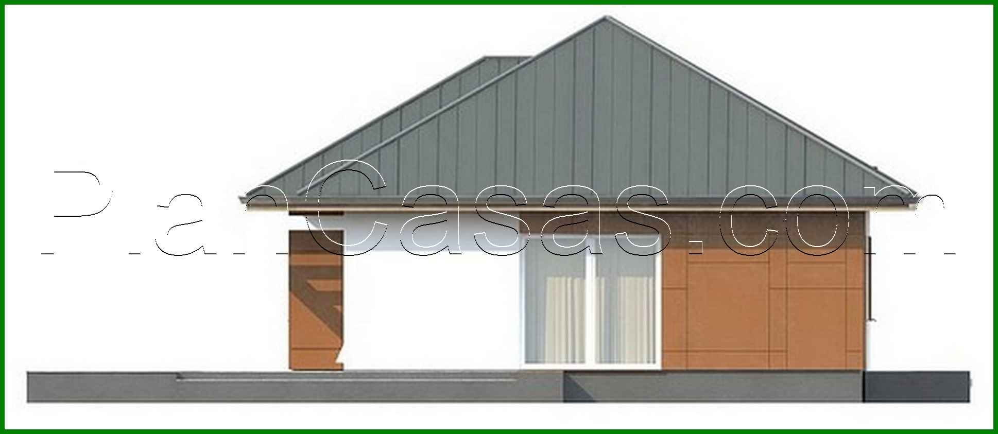 Galería de visualizaciones - Proyecto de una casa clásica de una planta