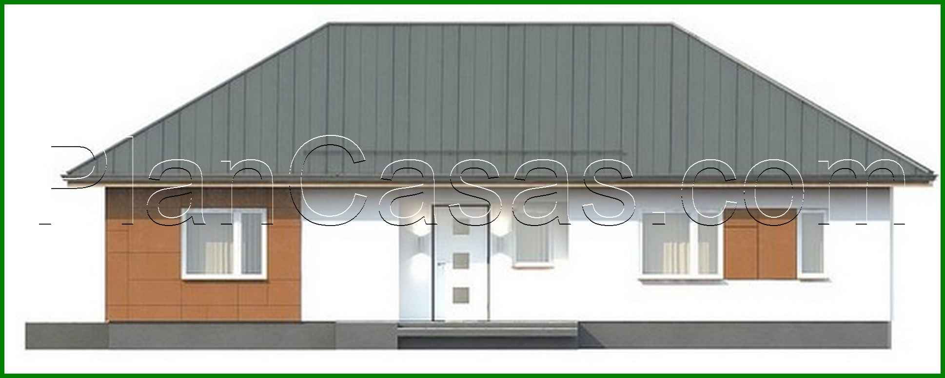 Galería de visualizaciones - Proyecto de una casa clásica de una planta