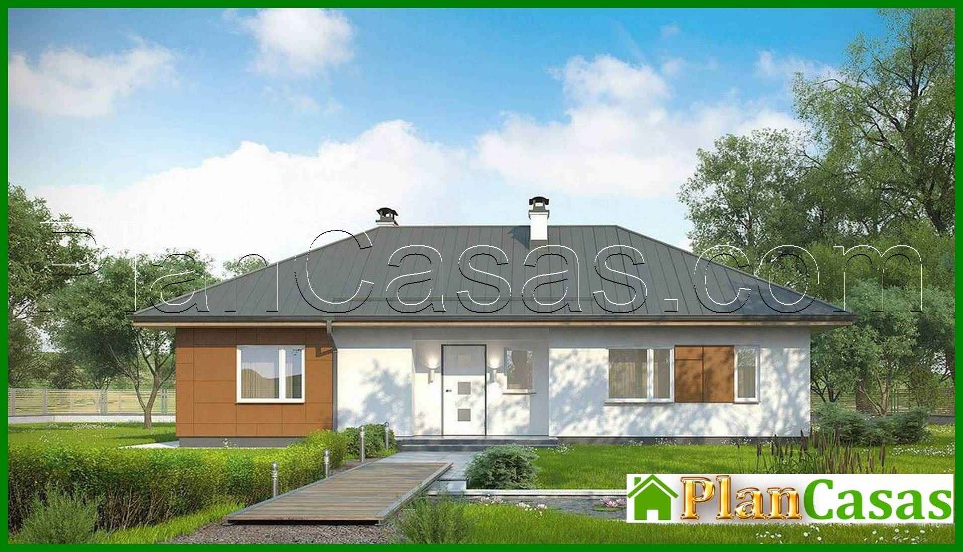 Galería de visualizaciones - Proyecto de una casa clásica de una planta