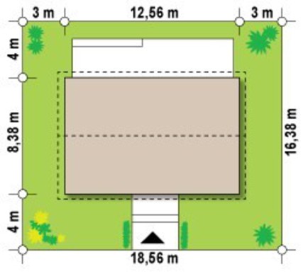 Galería de visualizaciones - Proyecto de una casa económica y funcional de una planta