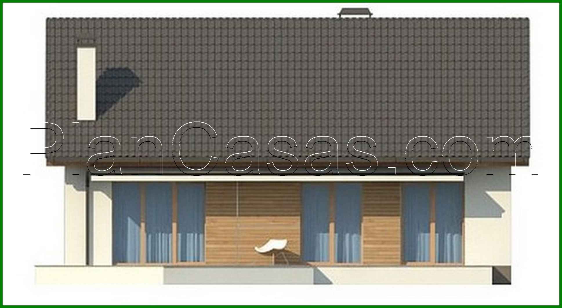 Galería de visualizaciones - Proyecto de una casa económica y funcional de una planta